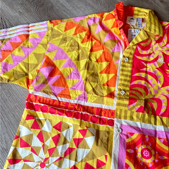 Adidas Farm Solar Kaleidoscope Pink Top - Picture 6 of 11